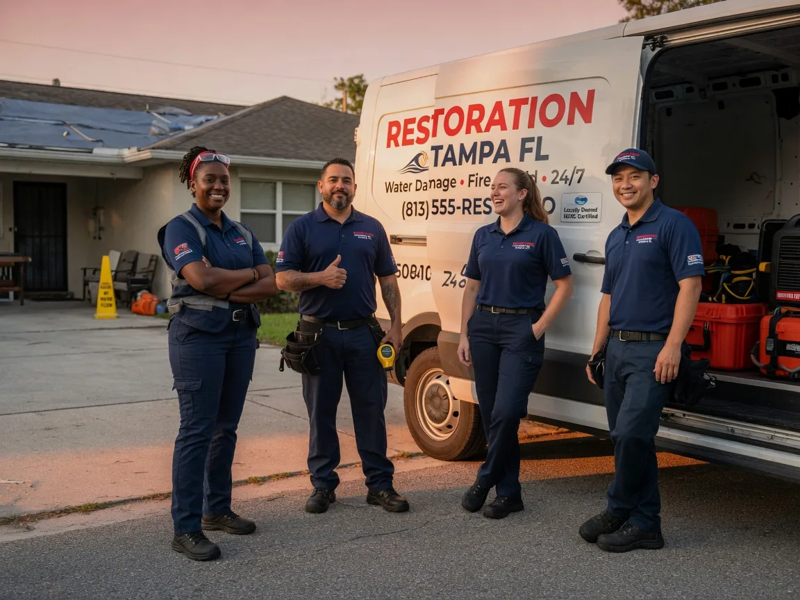 Water Damage Restoration company in Moffett, OK